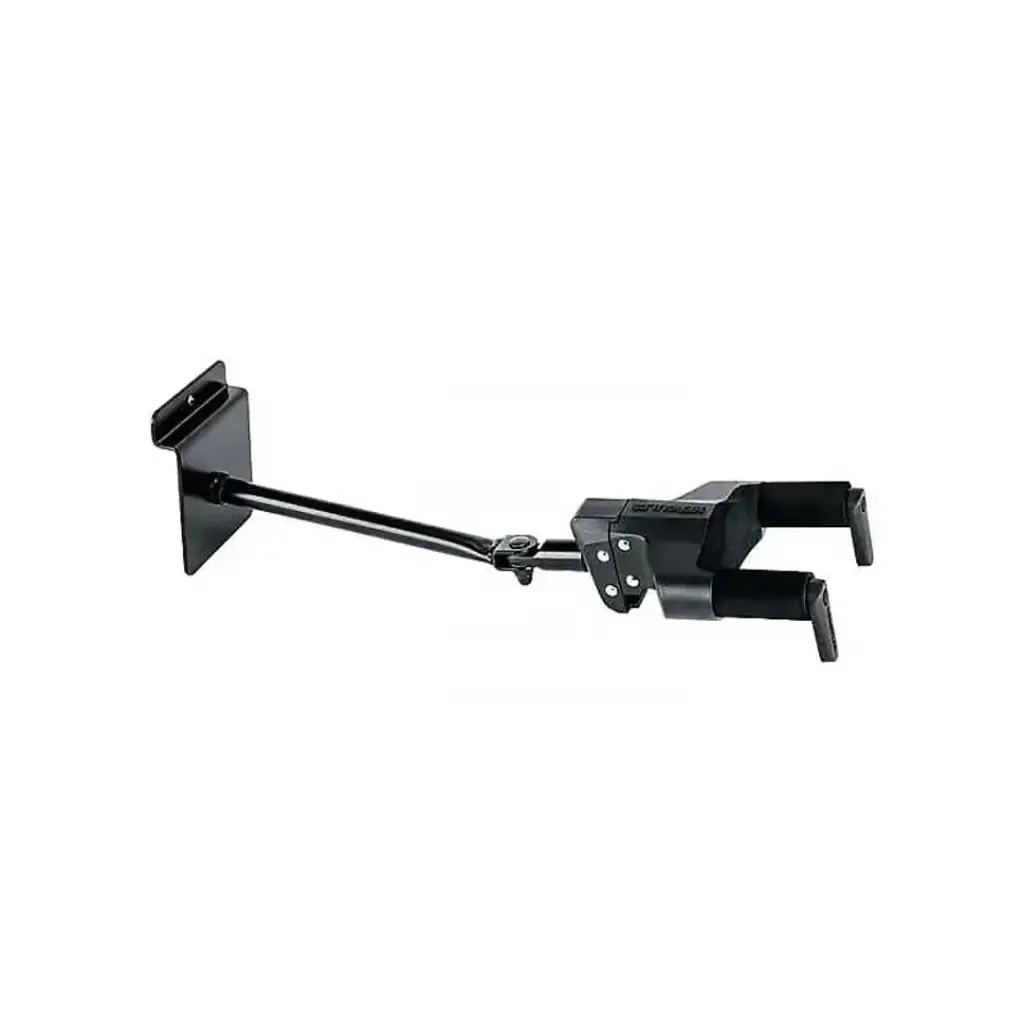 [GSP41SB PLUS] Hercules GSP41SB PLUS AUTO GRIP UNIVERSAL GUITAR HANGER FOR SLAT WALL (WITH 13 MM INSERTION)