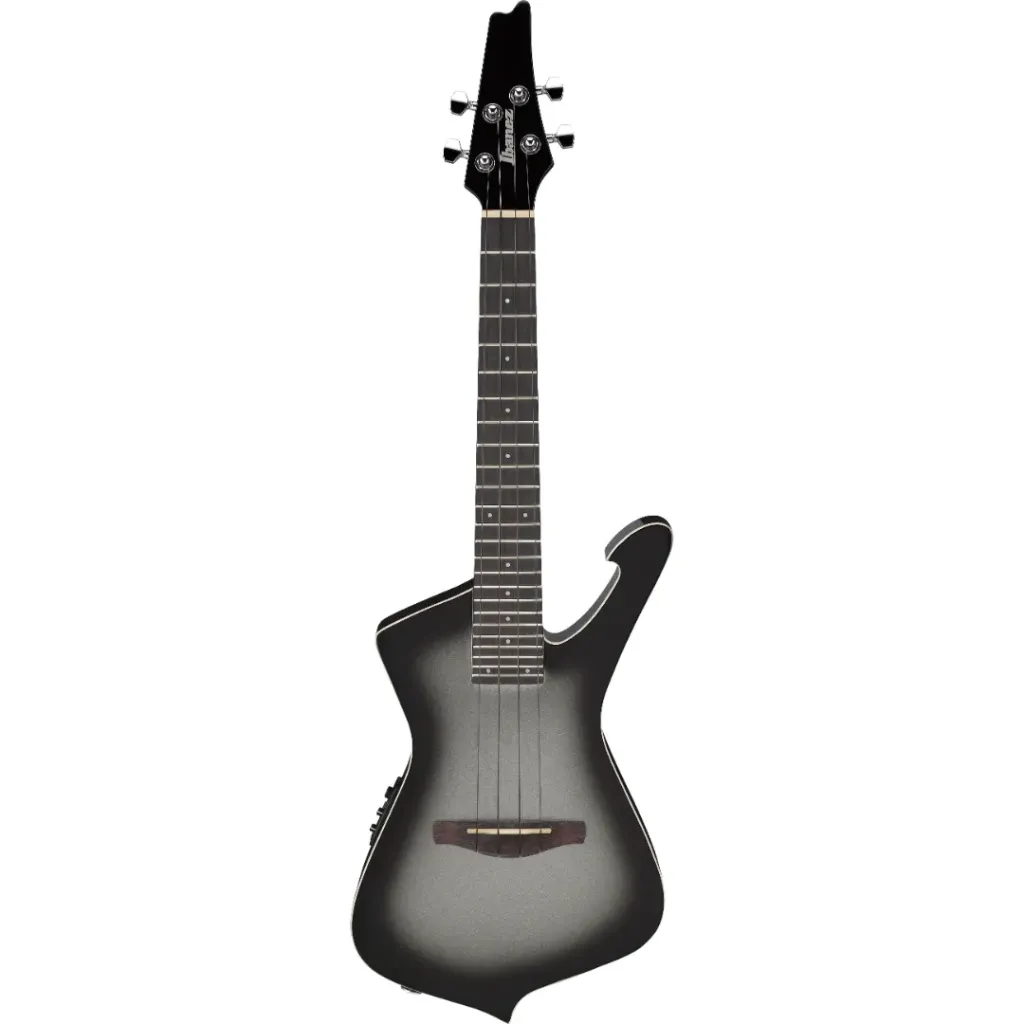 [UICT100-MGS] Ibanez UICT100-MGS ICEMAN Tenor Ukulele With Bag - Metallic Gray Sunburst