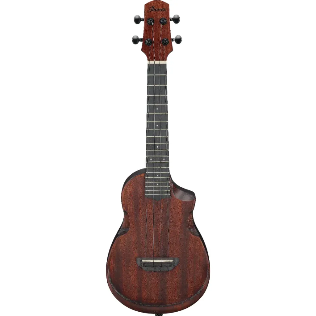 [AUC14-OVL] Ibanez AUC14-OVL Cutaway Acoustic Electric Ukulele - OPN Violin Sunburst