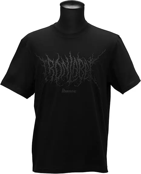 [IBAT011L] IBANEZ Iron Label T-shirt Nera Taglia L