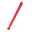 Hohner C-Soprano, 1 part, plastic, german, pb RED