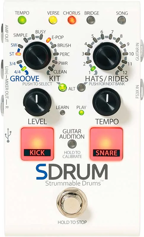 [SDRUM-V-04] Digitech SDrum Strummable Drums Pedal