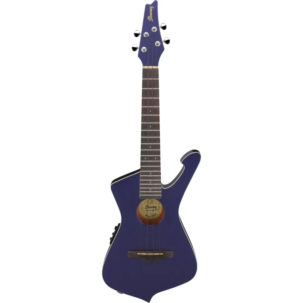 [UICT10-MM] Ibanez Iceman UICT10 Tenor Ukulele in Midnight Metallic