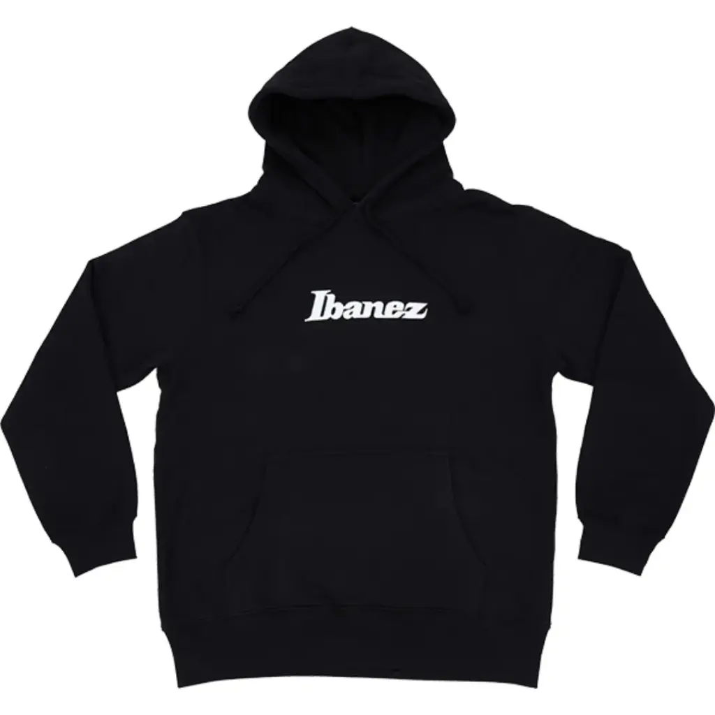 [IBAP001L] IBANEZ IBAP001L PULLOVER HOODIE IBANEZ LOGO BK L