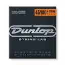 Dunlop DBN45100 Nickel‑Wound Bass Strings 45‑100 – 4-String Medium-Light Bass Set (.045-.100)