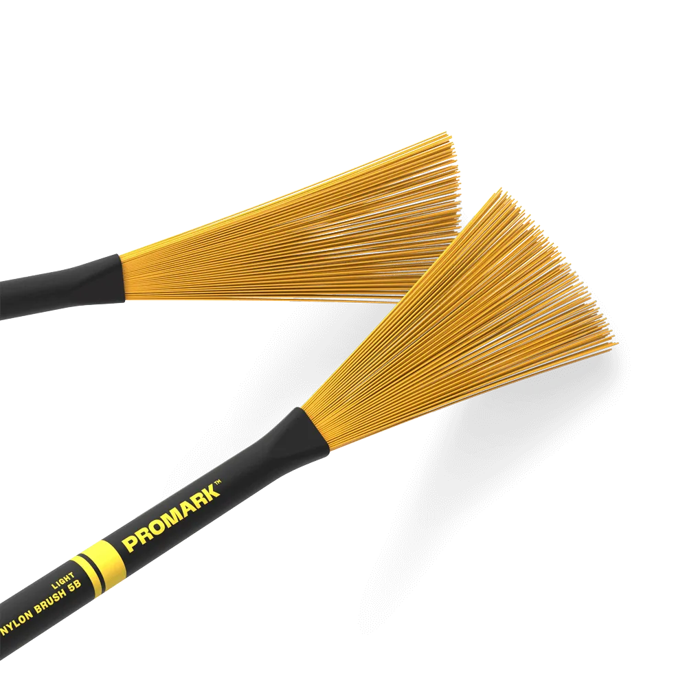 Promark PMNB5B Light Nylon Brushes 5B Yellow