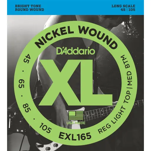[EXL165] DADDARIO EXL165 SET BASS XL 45-105 LONG SCALE 