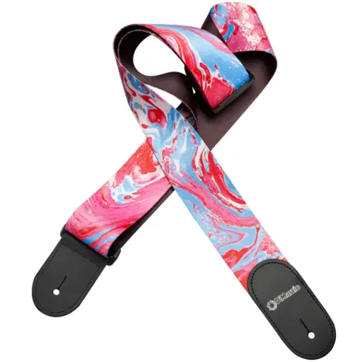 [DD3144] DIMARZIO DD3144 STEVE VAI TAB STRAP,2"BLUE CHERRY UNIVERSE