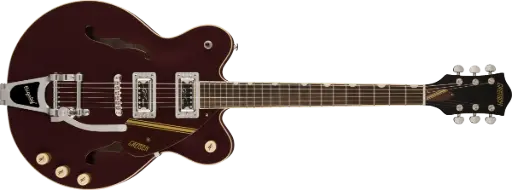 [2806104515] GRETSCH 2806104515 G2604T Limited Edition Streamliner™ Rally II Center Block with Bigsby®, Laurel Fingerboard, Two-Tone Oxblood/Walnut Stain