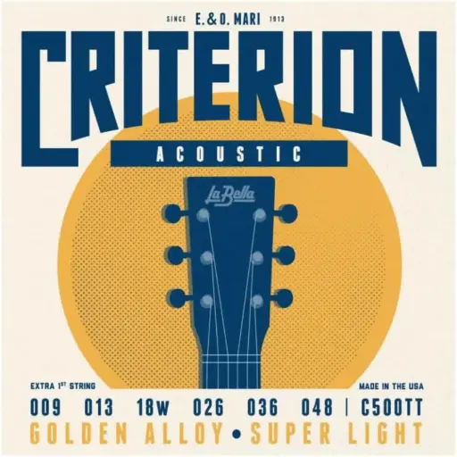 [C500T] LABELLA C500T SET CRITERION ACOUS GTR GLDN ALLOY X-LITE