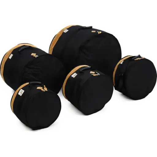[TDSS52KBK] TAMA TDSS52KBK TAMA Power Pad Designer Collection Drum Bag Set for 5pc Drum Kit with 22"BD, Black