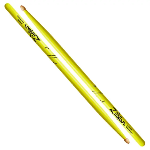 [Z5AACDGY] ZILDJIAN Z5AACDGY 5A Acorn Neon Yellow Drumsticks