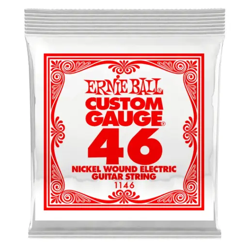 [P01146] Ernie Ball P01146 .046 NICKEL WOUND ELECTRIC GUITAR STRINGS 6 PACK  