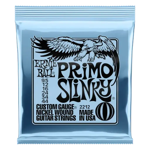 [P02212] Ernie Ball P02212 PRIMO SLINKY NICKEL WOUND ELECTRIC GUITAR STRINGS - 9.5-44 GAUGE