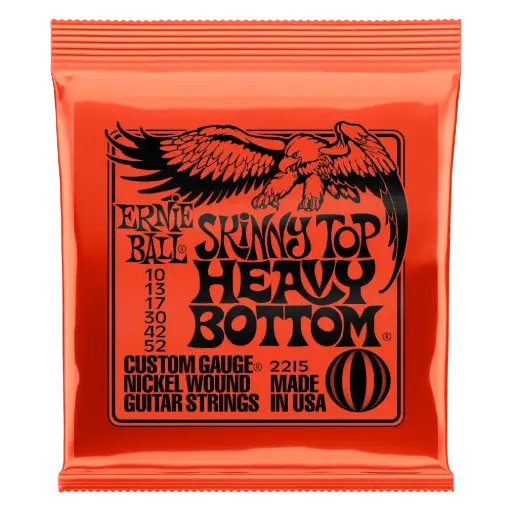 [P02215] Ernie Ball P02215 SKINNY TOP HEAVY BOTTOM SLINKY NICKEL WOUND ELECTRIC GUITAR STRINGS - 10-52 GAUGE