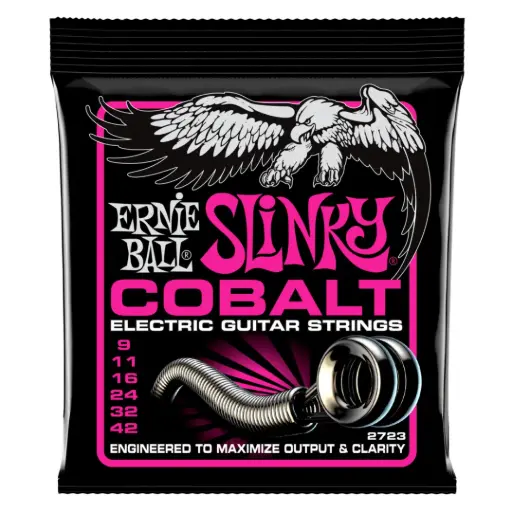 [P02723] Ernie Ball P02723 SUPER SLINKY COBALT ELECTRIC GUITAR STRINGS - 9-42 GAUGE