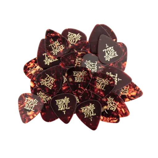 [P09102] Ernie Ball P09102 THIN SHELL CELLULOSE PICKS, BAG OF 144  