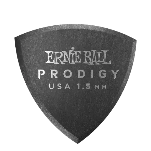 [P09331] Ernie Ball P09331 1.5MM BLACK SHIELD PRODIGY PICKS 6-PACK  