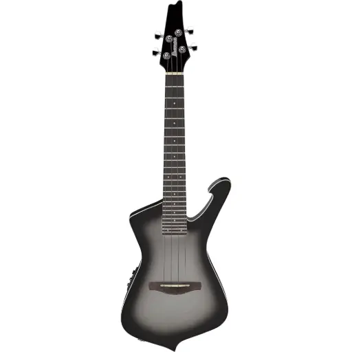 [UICT100-MGS] Ibanez UICT100-MGS ICEMAN Tenor Ukulele With Bag - Metallic Gray Sunburst