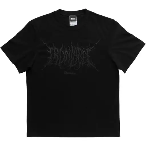 [IBAT011M] Ibanez IBAT011M T-Shirt Iron Label Black M Size 