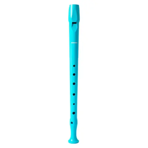 [B95084LB] Hohner C-Soprano, 1 part, plastic, german, pb L BLUE