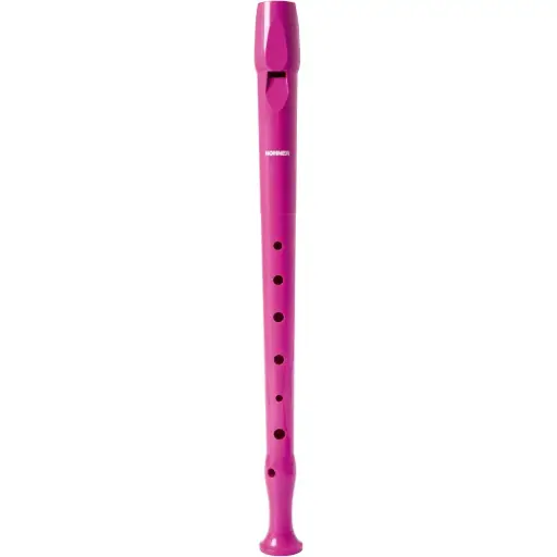 [B95084LG] Hohner C-Soprano, 1 part, plastic, german, pb VIOLET