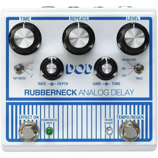 [DOD-RUBBERNECK-V-00] Digitech DOD Rubberneck Analog Delay Pedal with Tap Tempo