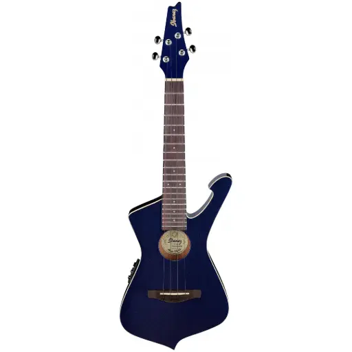 [UICT10-MM] Ibanez Iceman UICT10 Tenor Ukulele in Midnight Metallic 